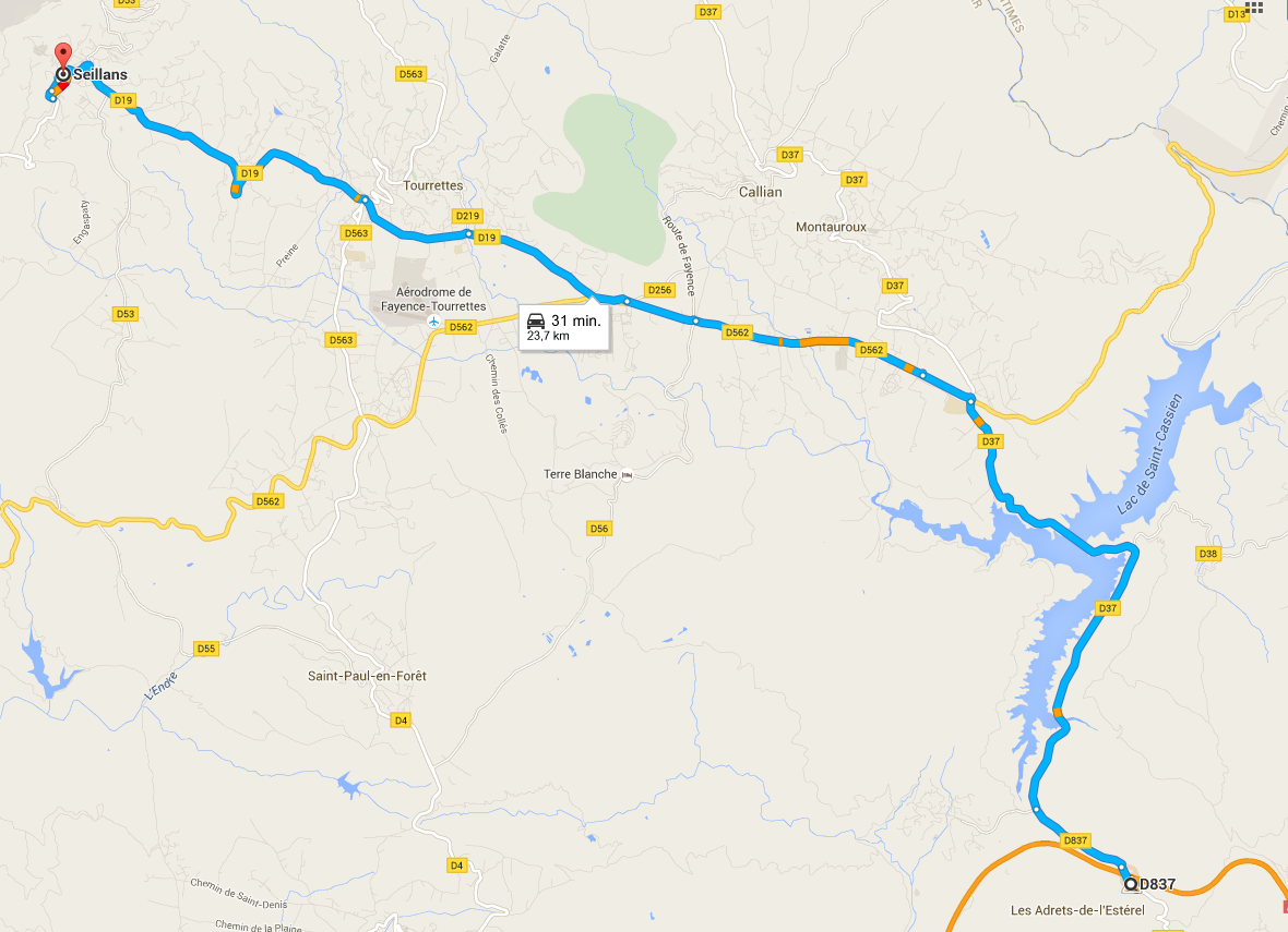 afrit autostrade plannetje vanaf afrit